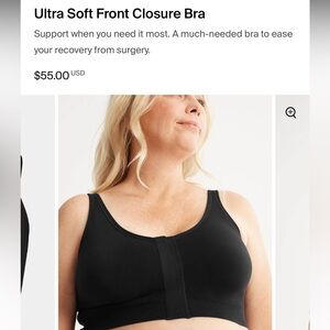 Knix Ulta Soft Front Close Recovery Bra